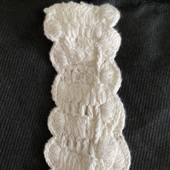 Lucky Brand NWT Crochet Babydoll Tank lace up back tassels bohemian festival - Picture 9 of 16